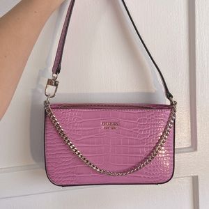 Pink Guess mini purse
